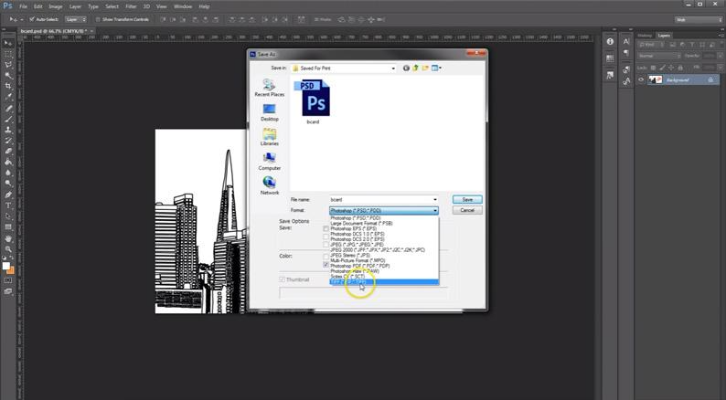 How To Save A Print Ready File In Adobe Photoshop