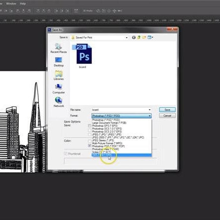 How To Save A Print Ready File In Adobe Photoshop - Clubcard Printing USA