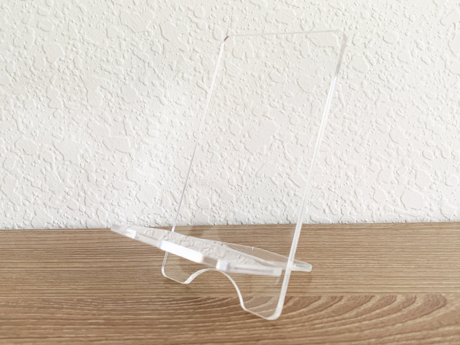 Mini Clear Acrylic Easel Style Book Display Stand