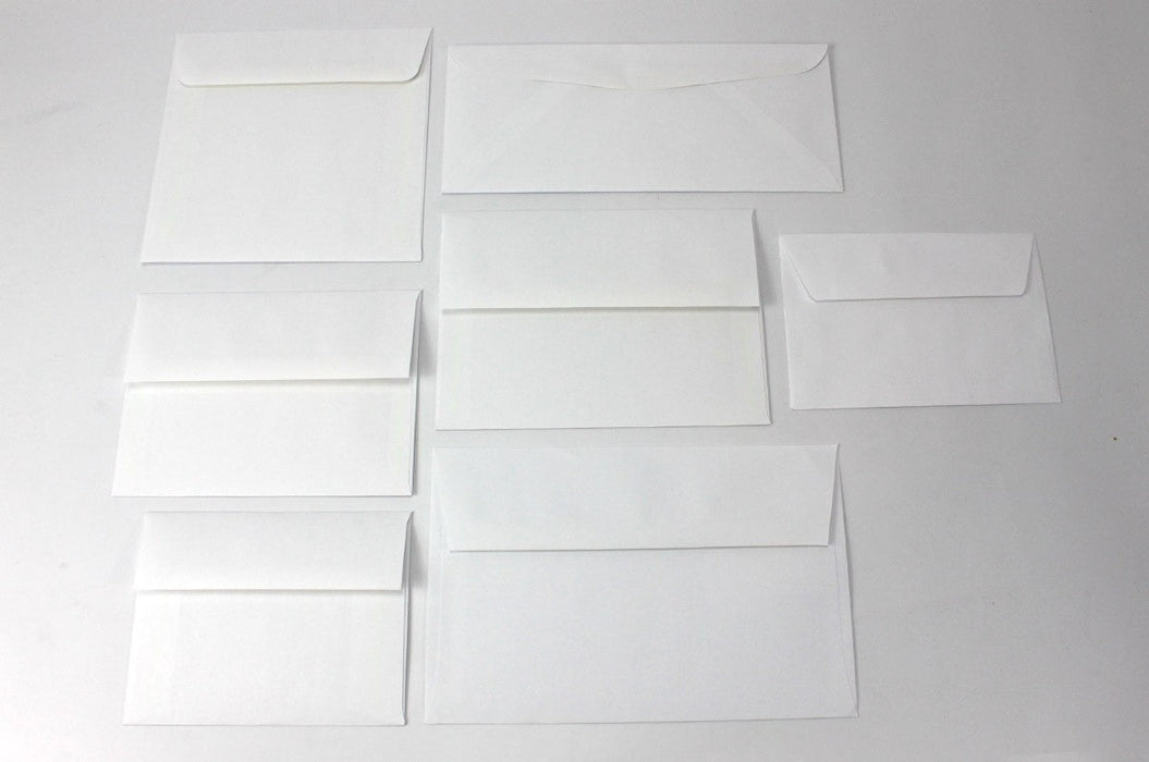 Blank White Wove Envelopes - Clubcard Printing USA