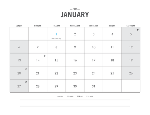 Calendar Template - Clubcard Printing USA