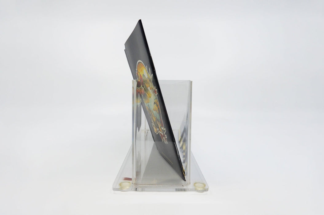 Clear Acrylic Card Display Stand, Low Profile Literature Stand | Clubcard - Clubcard Printing USA