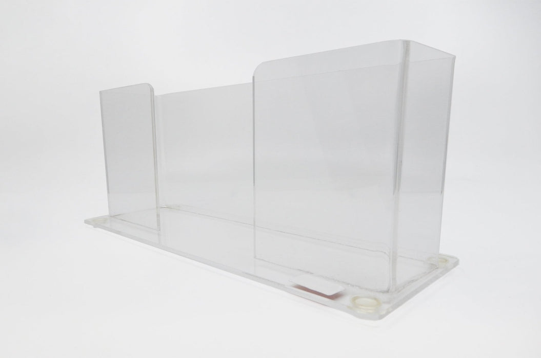 Clear Acrylic Card Display Stand, Low Profile Literature Stand | Clubcard - Clubcard Printing USA