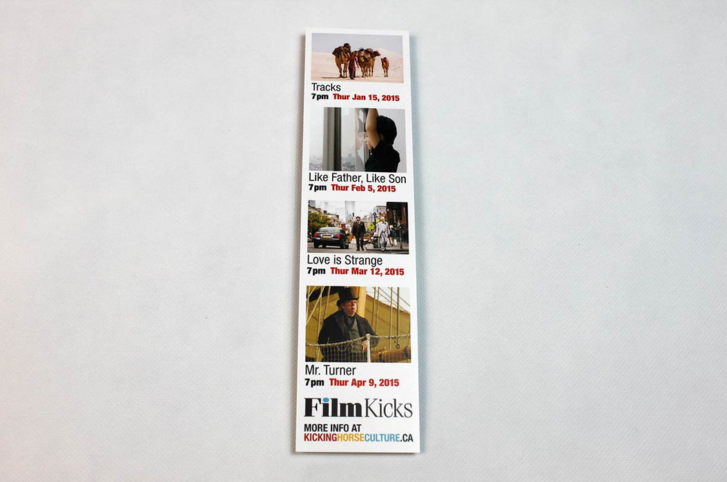 Coated One Side Bookmarks 16pt - Clubcard Printing USA