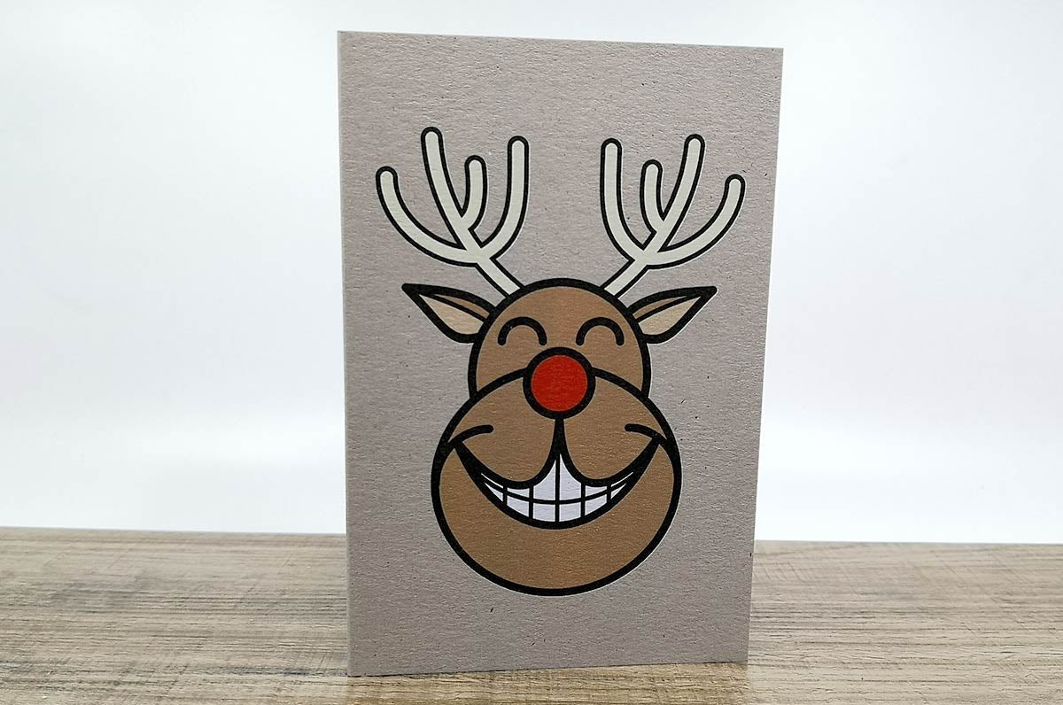 Concrete Grey Greeting Cards 20pt - Clubcard Printing USA