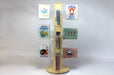 Countertop Card Spinner Display Rack Made With Birchwood and Clear Acrylic Pockets - Clubcard Printing USA