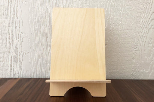 Easel Style BookStand Made Of Birchwood, 6" Wide - Clubcard Printing USA