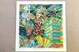 Archival giclée fine art print of a colorful, highly detailed psychedelic illustration displayed with a white border on cotton paper