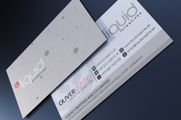 Liquid Business Card Template - Clubcard Printing USA