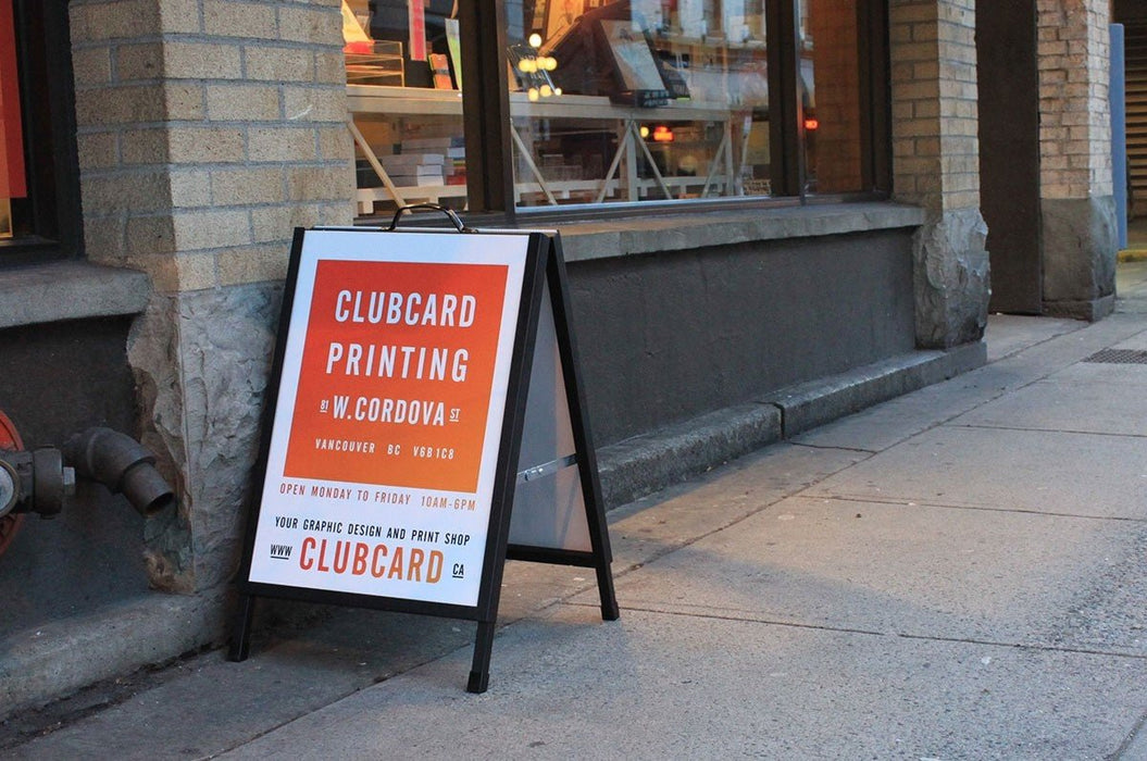 Sandwich Boards - Clubcard Printing USA