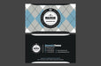 Tartan Business Card Template - Clubcard Printing USA