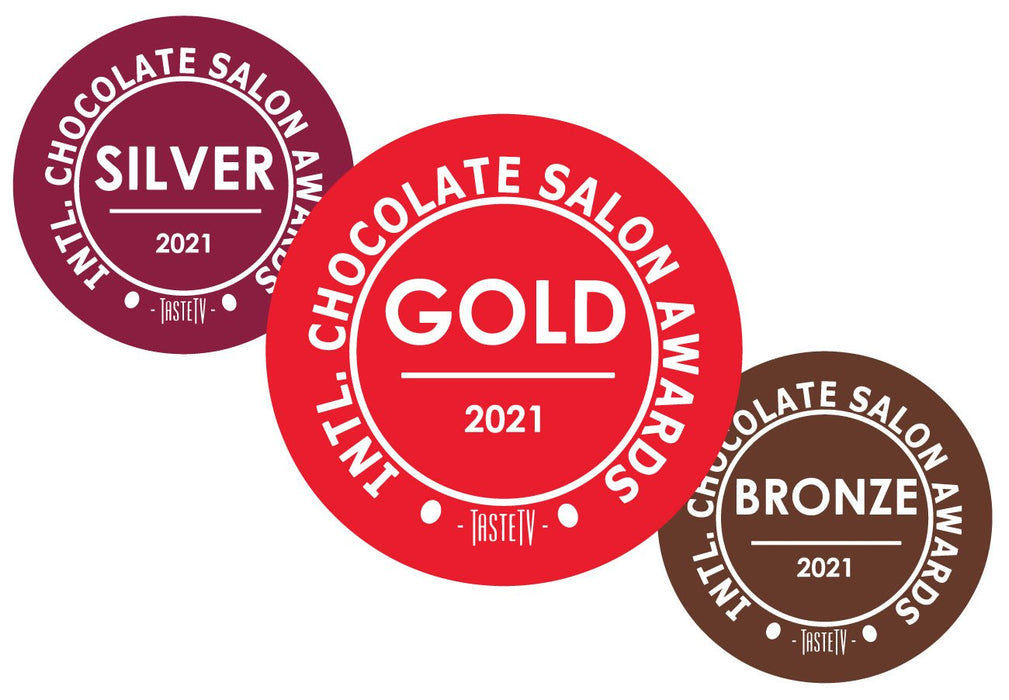 TasteTV International Chocolate Salon Award Stickers - Clubcard Printing USA