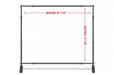 Telescopic Backdrop Banner Stand With Outdoor Banner - Clubcard Printing USA