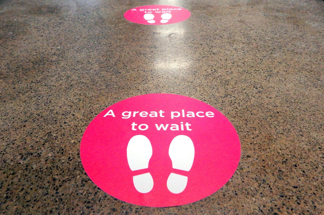 Vinyl Floor Stickers - Clubcard Printing USA