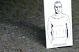 12pt Uncoated Business Cards of Henry Rollins to draw tattoos on | Clubcard Printing USA