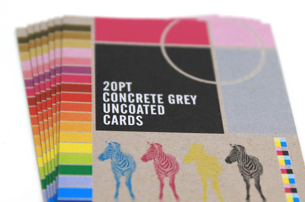 Concrete Grey Small Cards 20pt