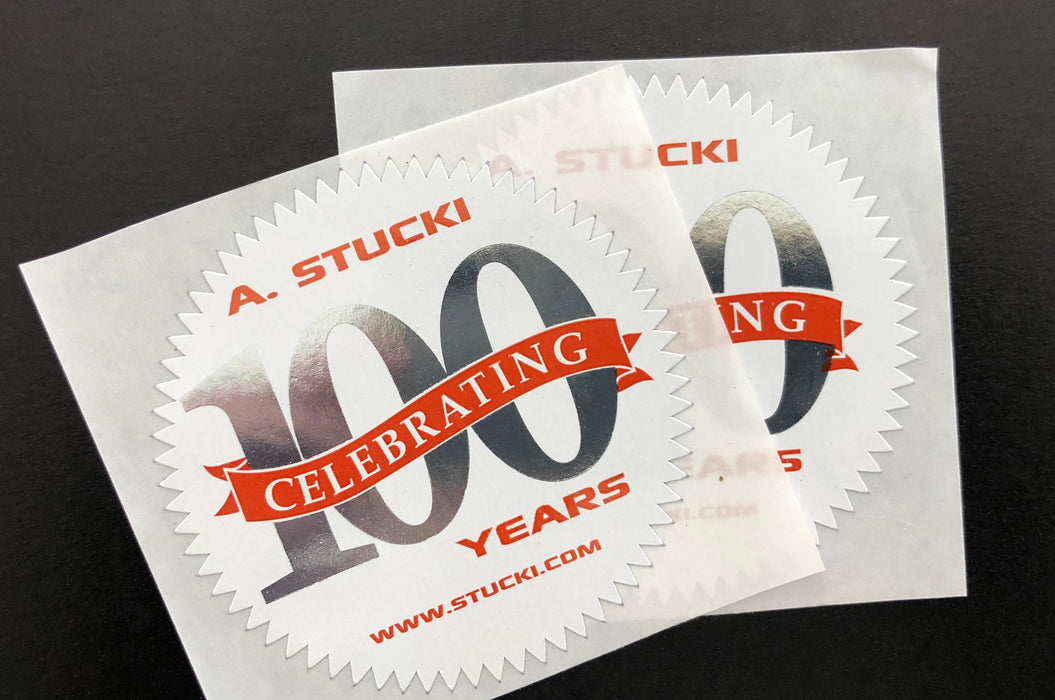 Foil Stamped Non-Weatherproof Flexo Stickers